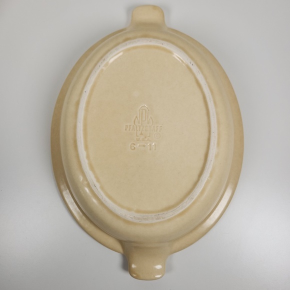 Vintage Pfaltzgraff Village Oval Stoneware Serving Bowl 10" x 8"- Casserole Dish - Picture 6 of 7